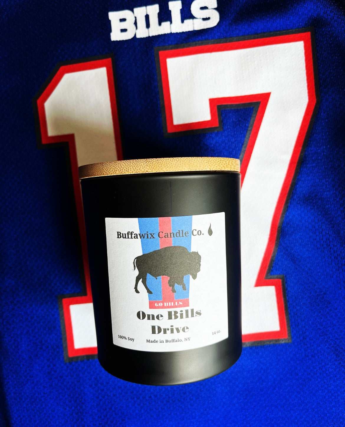 14oz One Bills Drive soy candle – Buffawix Candle Co