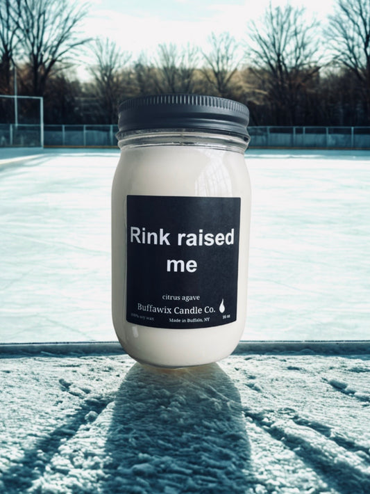 16oz rink raised me pure soy candle