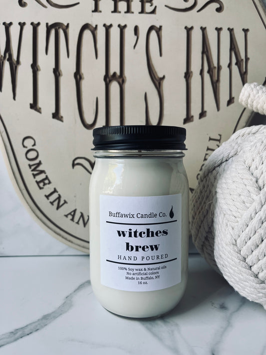 16oz witches brew pure soy candle