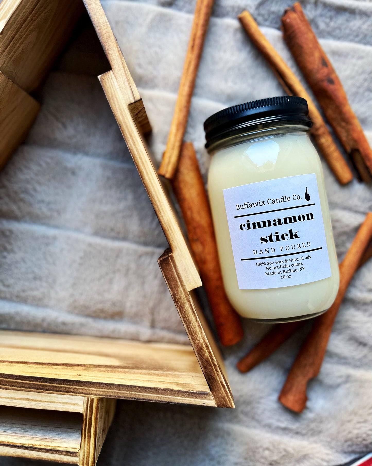 16oz Cinnamon Stick Pure Soy Candle