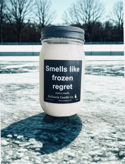 16oz smells like frozen regret pure soy candle