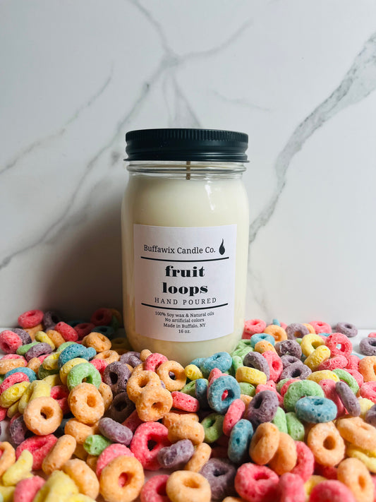 16oz fruit loops pure soy candle