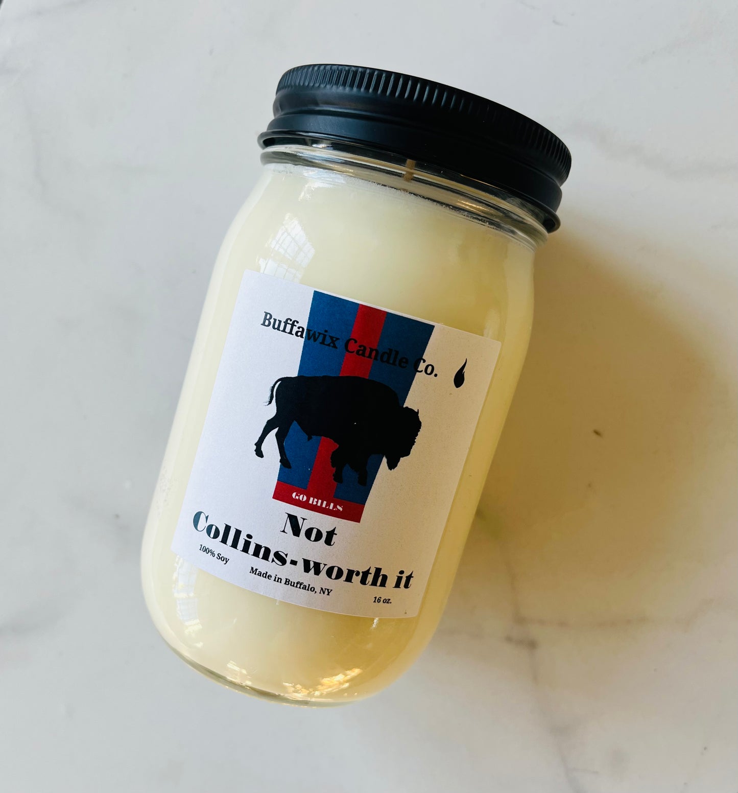 16oz Not Collin’s-worth it pure soy candle