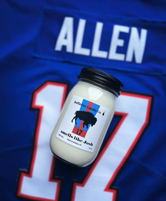 16oz smells like Josh pure soy candle