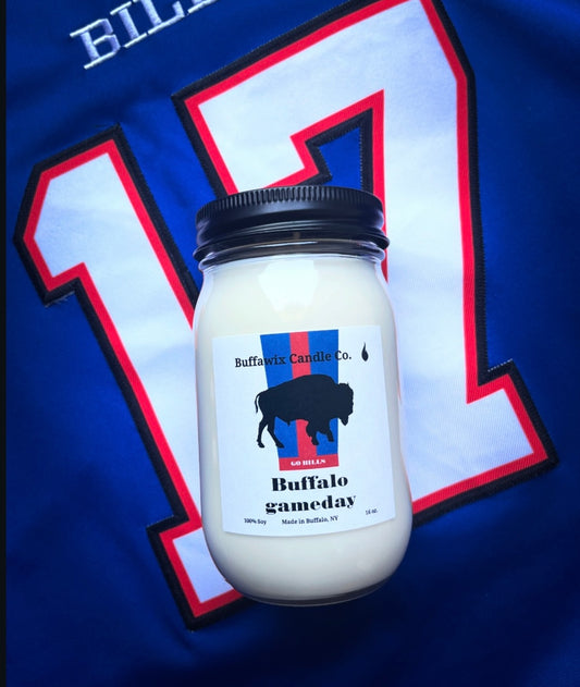 16oz Buffalo Gameday pure soy candle