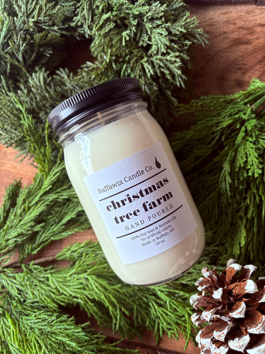 16oz fresh cut tree pure soy candle